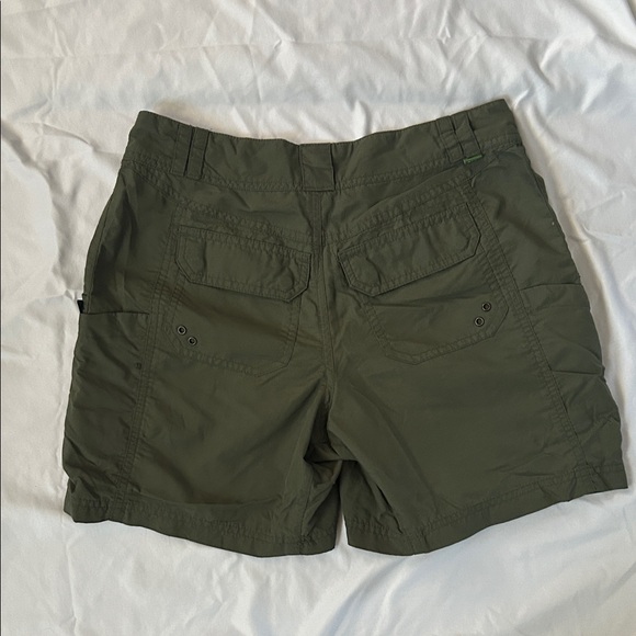 REI Olive Green Women's Athletic Shorts - Picture 3 of 7